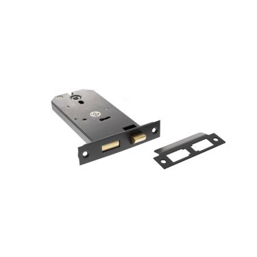 Click Here To Enlarge This Photo Of Atlantic - ALKHZSMB 6" Horizontal 3 Lever Mortice Sashlock - Matt Black