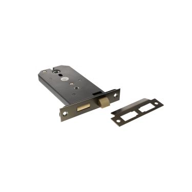 Click Here To Enlarge This Photo Of Atlantic - ALKHZBUDB 6" Horizontal Mortice Bathroom Lock - Urban Dark Bronze