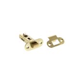 Atlantic - ALRCE25PB Fire Rated CE Tubular Mortice Latch (Radius) 2.5" - Polished Brass