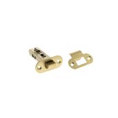 Atlantic - ALRCE25SB Fire Rated CE Tubular Mortice Latch (Radius) 2.5" - Satin Brass