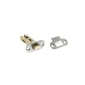 Atlantic - ALRCE25SC Fire Rated CE Tubular Mortice Latch (Radius) 2.5" - Satin Chrome