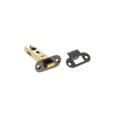 Click Here To Enlarge This Photo Of Atlantic - ALRCE3DS Fire Rated CE Tubular Mortice Latch (Radius) 3" - Distressed Silver