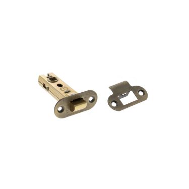 Click Here To Enlarge This Photo Of Atlantic - ALRCE3MAB Fire Rated CE Tubular Mortice Latch (Radius) 3" - Matt Antique Brass