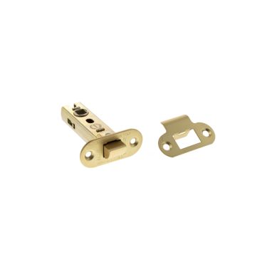 Click Here To Enlarge This Photo Of Atlantic - ALRCE3SB Fire Rated CE Tubular Mortice Latch (Radius) 3" - Satin Brass