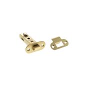Atlantic - ALRCE3SB Fire Rated CE Tubular Mortice Latch (Radius) 3" - Satin Brass