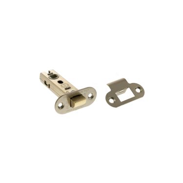 Click Here To Enlarge This Photo Of Atlantic - ALRCE3SN Fire Rated CE Tubular Mortice Latch (Radius) 3" - Satin Nickel