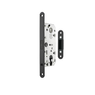Click Here To Enlarge This Photo Of AGB2XT25EMB - AGB Polaris 2XT Magnetic Latch / Euro Profile Sashlock (35mm backset) - Matt Black