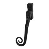 Curly Tail Lockable Window Espag Handle, Left Hand, Textured Black Finish (CO8477-LH-TMB)