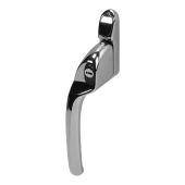 MK2 Connoisseur Offset Left Hand Locking Window Espagnolette Handle, 40mm Spindle, Hardex Chrome Finish (CS168L-LH-HC)