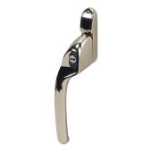 MK2 Connoisseur Offset Left Hand Locking Window Espagnolette Handle, 40mm Spindle, Hardex Gold Finish (CS168L-LH-HG)