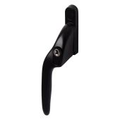 EH10L Left Hand Locking Cranked Espagnolette Window Handle - Black (EH10L-LH-BK)