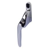 EH10L Left Hand Locking Cranked Espagnolette Window Handle - Polished Chrome (EH10L-LH-CP)