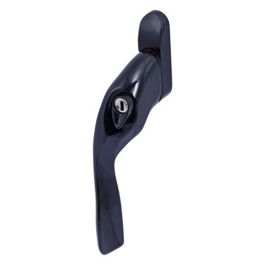 Click Here To Enlarge This Photo Of Kuhlen™ Left Hand Locking Cranked Espagnolette Window Handle - Black (EH20L-LH-BK)