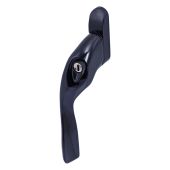 Kuhlen™ Left Hand Locking Cranked Espagnolette Window Handle - Black (EH20L-LH-BK)