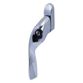 Kuhlen™ Left Hand Locking Cranked Espagnolette Window Handle - Polished Chrome (EH20L-LH-CP)