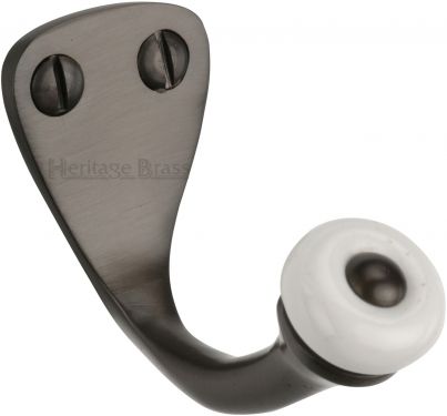 Click Here To Enlarge This Photo Of V1044-MB Heritage Brass Single Robe Hook Matt Bronze Finish