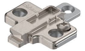 175H7100 BLUM CLIP 0mm Cruciform Zinc Mounting Plate Screw on