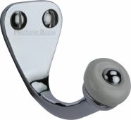 V1044-PC Heritage Brass Single Robe Hook Polished Chrome Finish