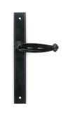 46400 From the Anvil Black Cottage Slimline Lever Espag. Latch Set - 212mm Screw Centres