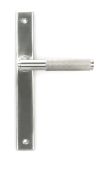 46409 From the Anvil Satin Marine SS (316) Brompton Slimline Lever Espag. Latch Set - 212mm Screw Centres