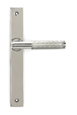 Click Here To Enlarge This Photo Of 46410 From the Anvil Polished Marine SS (316) Brompton Slimline Lever Espag. Latch Set - 212mm Screw Centres