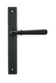 46411 From the Anvil Matt Black Newbury Slimline Lever Espag. Latch Set - 212mm Screw Centres