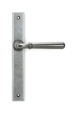 Click Here To Enlarge This Photo Of 46412 From the Anvil Pewter Newbury Slimline Lever Espag. Latch Set - 212mm Screw Centres