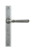 46412 From the Anvil Pewter Newbury Slimline Lever Espag. Latch Set - 212mm Screw Centres