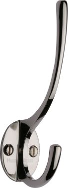 Click Here To Enlarge This Photo Of V1050-PNF Heritage Brass Hat & Coat Hook Polished Nickel Finish