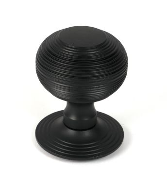 Click Here To Enlarge This Photo Of 46660 From the Anvil Matt Black Beehive Centre Door Knob