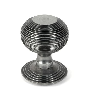 Click Here To Enlarge This Photo Of 46661 From the Anvil Pewter Beehive Centre Door Knob