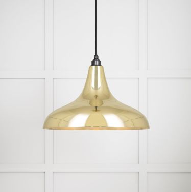 Click Here To Enlarge This Photo Of 49722 From the Anvil Smooth Brass Frankley Pendant