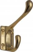 V1056-PB Heritage Brass Hat & Coat Hook Polished Brass Finish