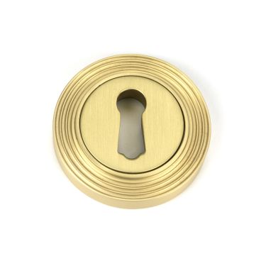 Click Here To Enlarge This Photo Of 50874 From the Anvil Satin Brass Round Escutcheon (Beehive)