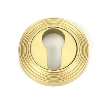 Click Here To Enlarge This Photo Of 50878 From the Anvil Satin Brass Round Euro Escutcheon (Beehive)