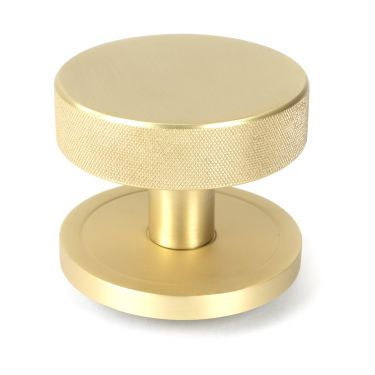 Click Here To Enlarge This Photo Of 50893 From the Anvil Satin Brass Brompton Centre Door Knob (Plain)