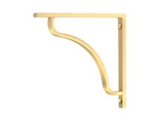 51087 From the Anvil Satin Brass Abingdon Shelf Bracket (150mm x 150mm)
