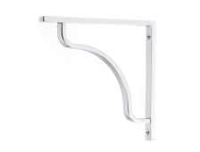 51089 From the Anvil Polished Chrome Abingdon Shelf Bracket (150mm x 150mm)