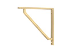 51107 From the Anvil Satin Brass Barton Shelf Bracket (150mm x 150mm)