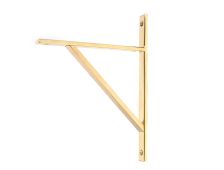51145 From the Anvil Polished Brass Chalfont Shelf Bracket (260mm x 200mm)