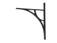 51184 From the Anvil Matt Black Tyne Shelf Bracket (314mm x 250mm)