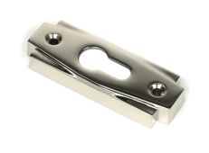 51199 From the Anvil Polished Nickel Art Deco Euro Escutcheon (Set)