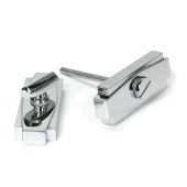 51206 From the Anvil Polished Chrome Art Deco Thumbturn