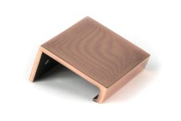 51217 From the Anvil Polished Bronze 50mm Plain Edge Pull