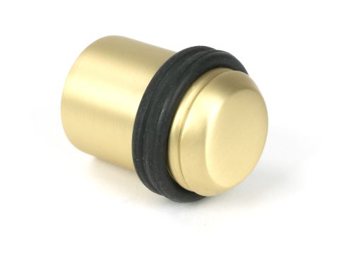 Click Here To Enlarge This Photo Of 51299 From the Anvil Satin Brass Floor Mounted Door Stop