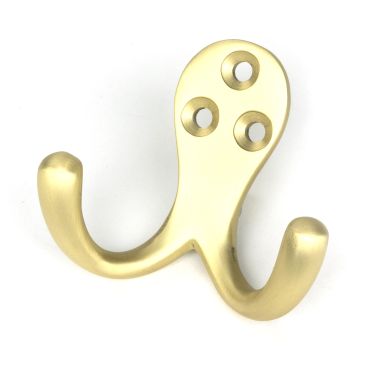 Click Here To Enlarge This Photo Of 51304 From the Anvil Satin Brass Celtic Double Robe Hook