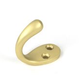 51306 From the Anvil Satin Brass Celtic Single Robe Hook