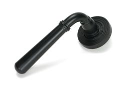 51328 From the Anvil Matt Black Newbury Lever on Rose Set (Beehive) - Unsprung