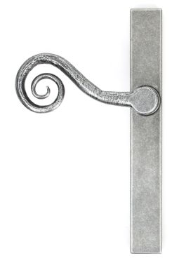 Click Here To Enlarge This Photo Of 46398L From the Anvil Pewter Monkeytail Slimline Lever Espag. Latch Set - LH - 212mm Screw Centres