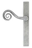 46398L From the Anvil Pewter Monkeytail Slimline Lever Espag. Latch Set - LH - 212mm Screw Centres